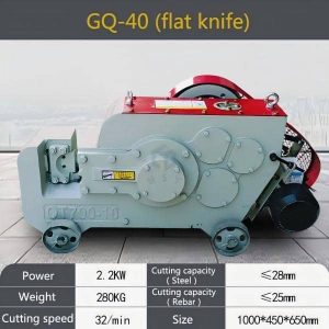 Rebar vágógép GQ40 (lapos kés)