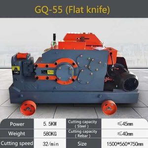 Rebar vágógép GQ55 (lapos kés)
