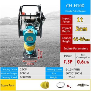CH-H100 tömörítő rammer