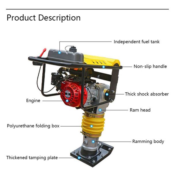 Tamping Rammer CH-H100 - Kép 2